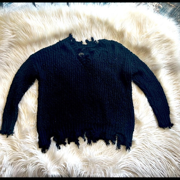 NNW Black STACCATO Sweater-size Large - Picture 2 of 4